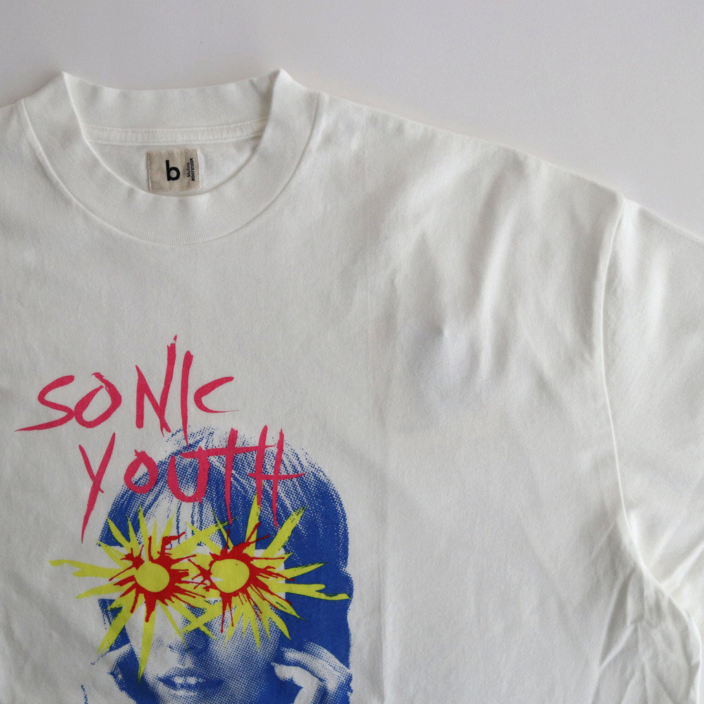 Sunburst Print Tee WIDE #White [bROOTS24S34SONIC4]