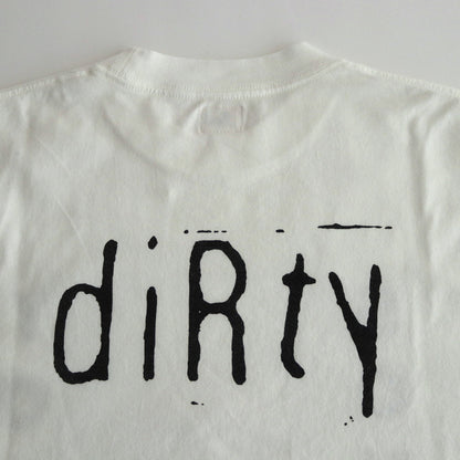 diRty Print Tee WIDE #White [bROOTS24S34SONIC7]