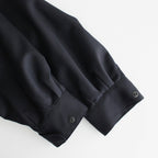 Wool Mohair Motorcycle Jacket #DarkNavy [BHS23F012Mo]