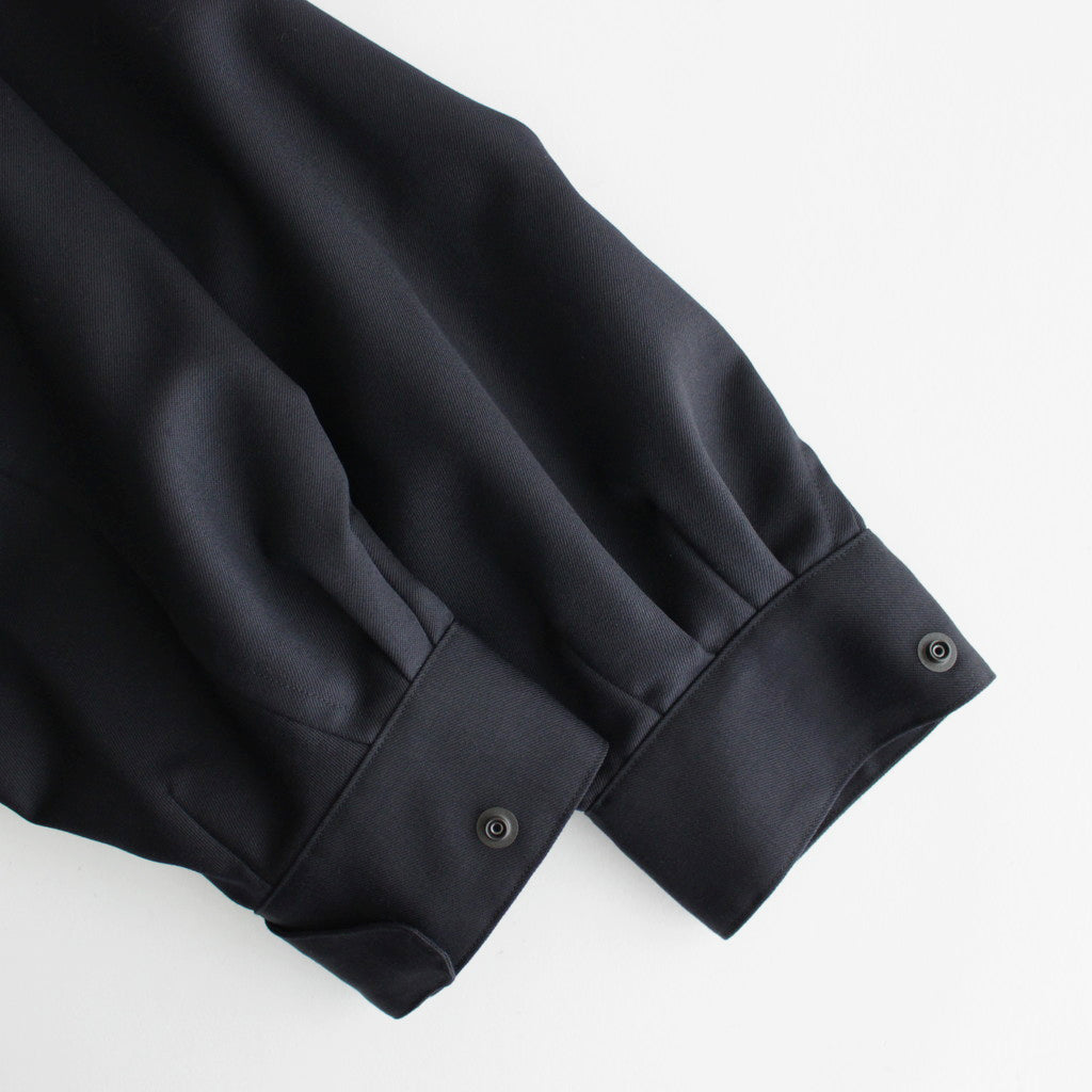 Wool Mohair Motorcycle Jacket #DarkNavy [BHS23F012Mo]