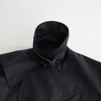 Wool Mohair Motorcycle Jacket #DarkNavy [BHS23F012Mo]