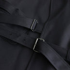 Wool Mohair Motorcycle Jacket #DarkNavy [BHS23F012Mo]