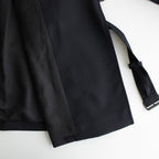 Wool Mohair Motorcycle Jacket #DarkNavy [BHS23F012Mo]