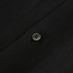 OPEN COLLAR WIDE SHIRT S/S #BLACK [A24B-05SH01B]