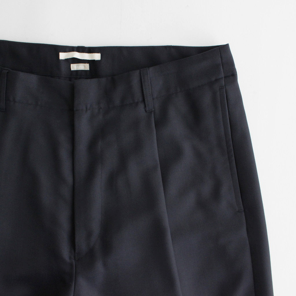 Wool Mohair Super Wide Slacks #DarkNavy [BHS23F010Mo]
