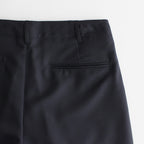 Wool Mohair Super Wide Slacks #DarkNavy [BHS23F010Mo]