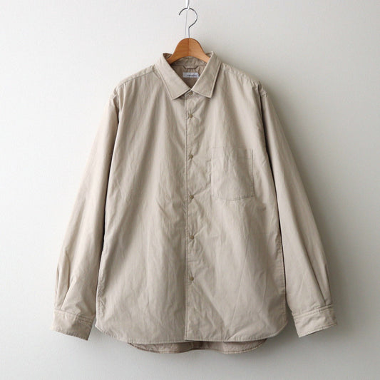 Insulation Shirt Jacket #Beige [S24FG053]