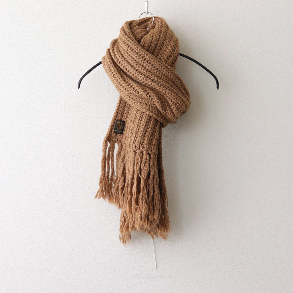 FRINGE BIG MUFFLER #CAMEL [BN-23FI-013]