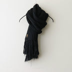 FRINGE BIG MUFFLER #BLACK [BN-23FI-013]