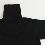 All-yak turtleneck #Black×Navy [2023-N07]