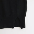 All-yak turtleneck #Black×Navy [2023-N07]