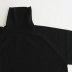 All-yak turtleneck #Black×Navy [2023-N05]