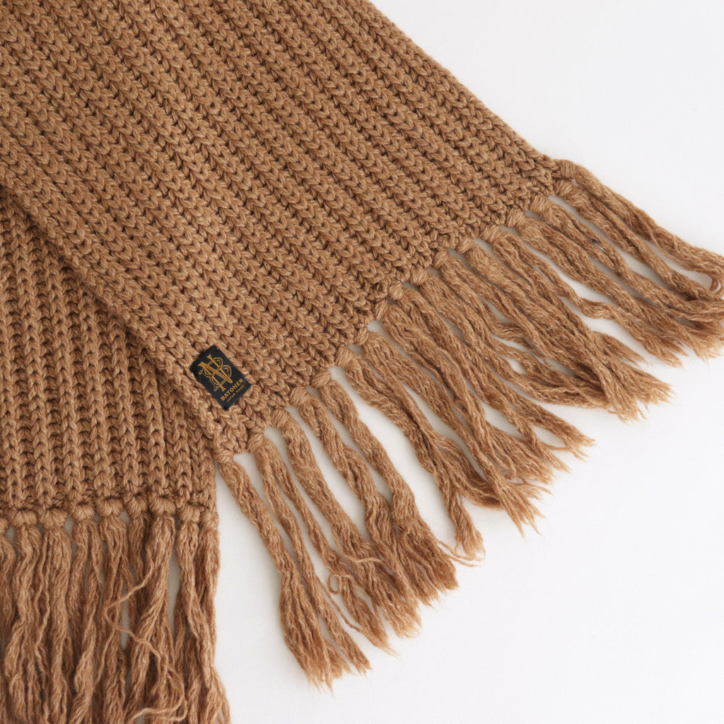 FRINGE BIG MUFFLER #CAMEL [BN-23FI-013]