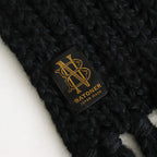 FRINGE BIG MUFFLER #BLACK [BN-23FI-013]