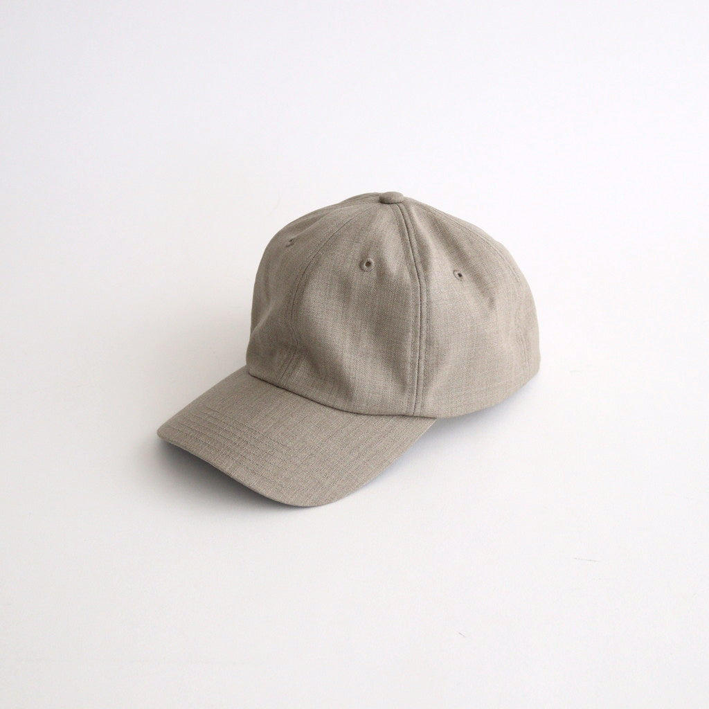 KIJIMA TAKAYUKI WOOL TROPICAL CAP #TOP BEIGE [16842 76108]