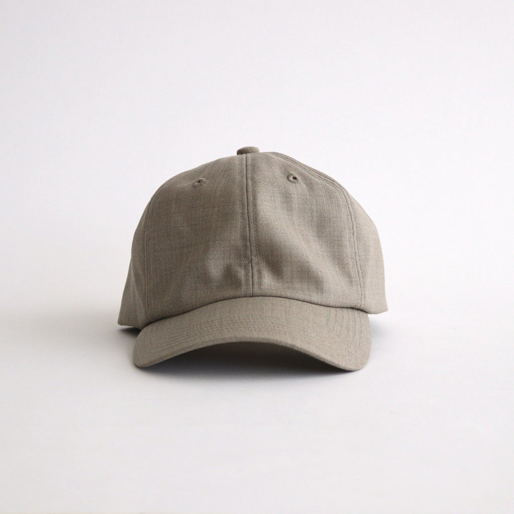 KIJIMA TAKAYUKI WOOL TROPICAL CAP #TOP BEIGE [16842 76108]