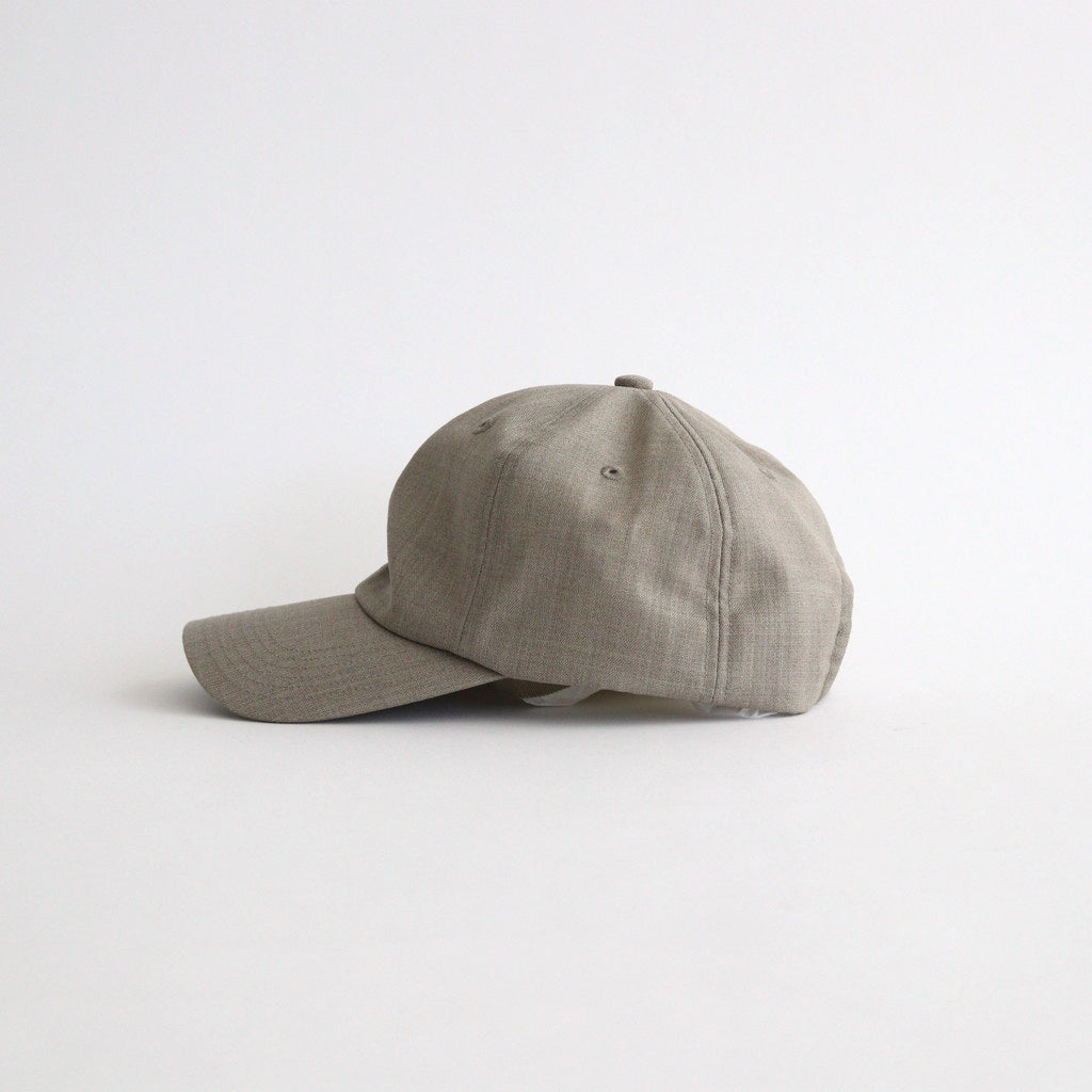 KIJIMA TAKAYUKI WOOL TROPICAL CAP #TOP BEIGE [16842 76108]