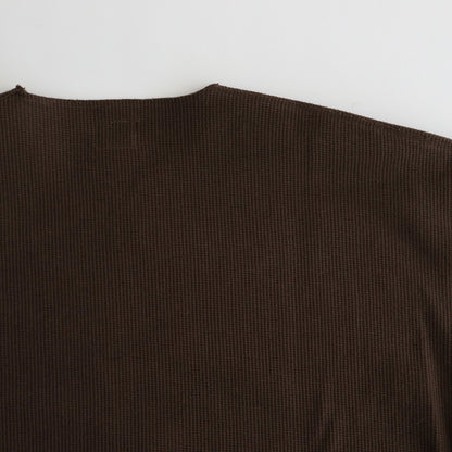 Rough&amp;Smooth Thermal Over Neck L/S #KhakiBrown [bROOTS24F30]