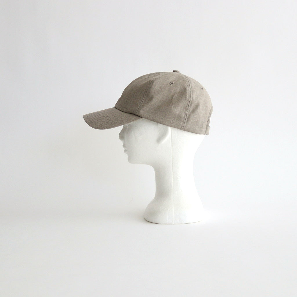 KIJIMA TAKAYUKI WOOL TROPICAL CAP #TOP BEIGE [16842 76108]