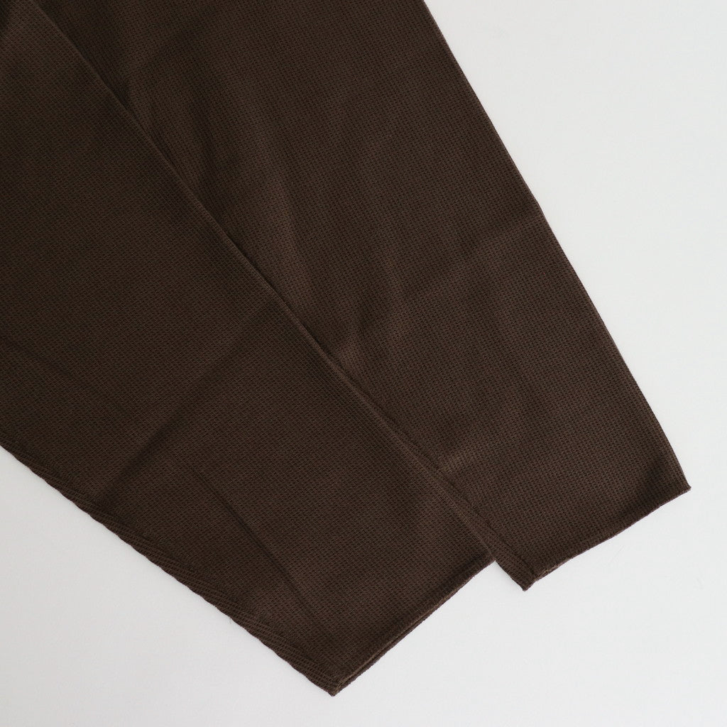 Rough&amp;Smooth Thermal Over Neck L/S #KhakiBrown [bROOTS24F30]