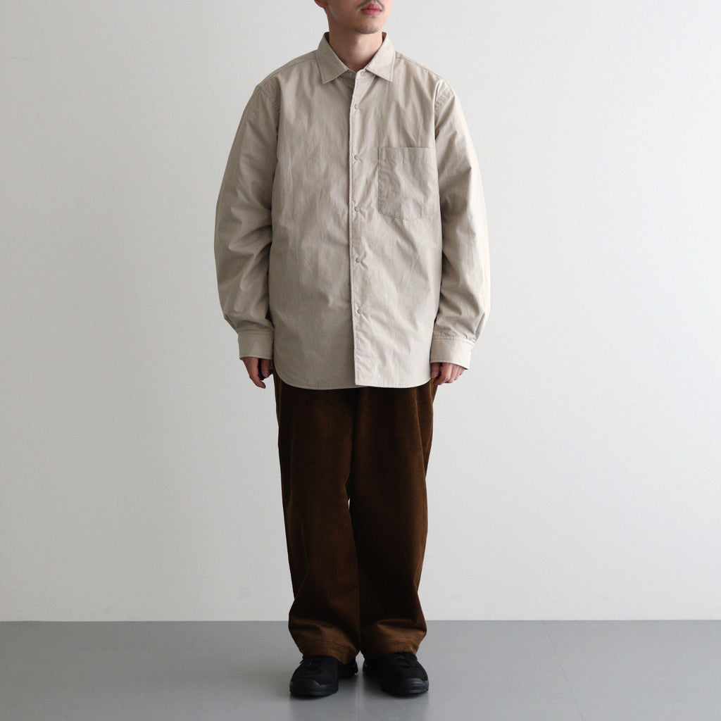 Insulation Shirt Jacket #Beige [S24FG053]