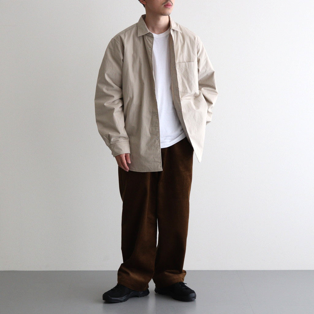 Insulation Shirt Jacket #Beige [S24FG053]