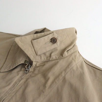 CHINO CLOTH FLIGHT JACKET #KHAKI BEIGE [PMAS-OT01]