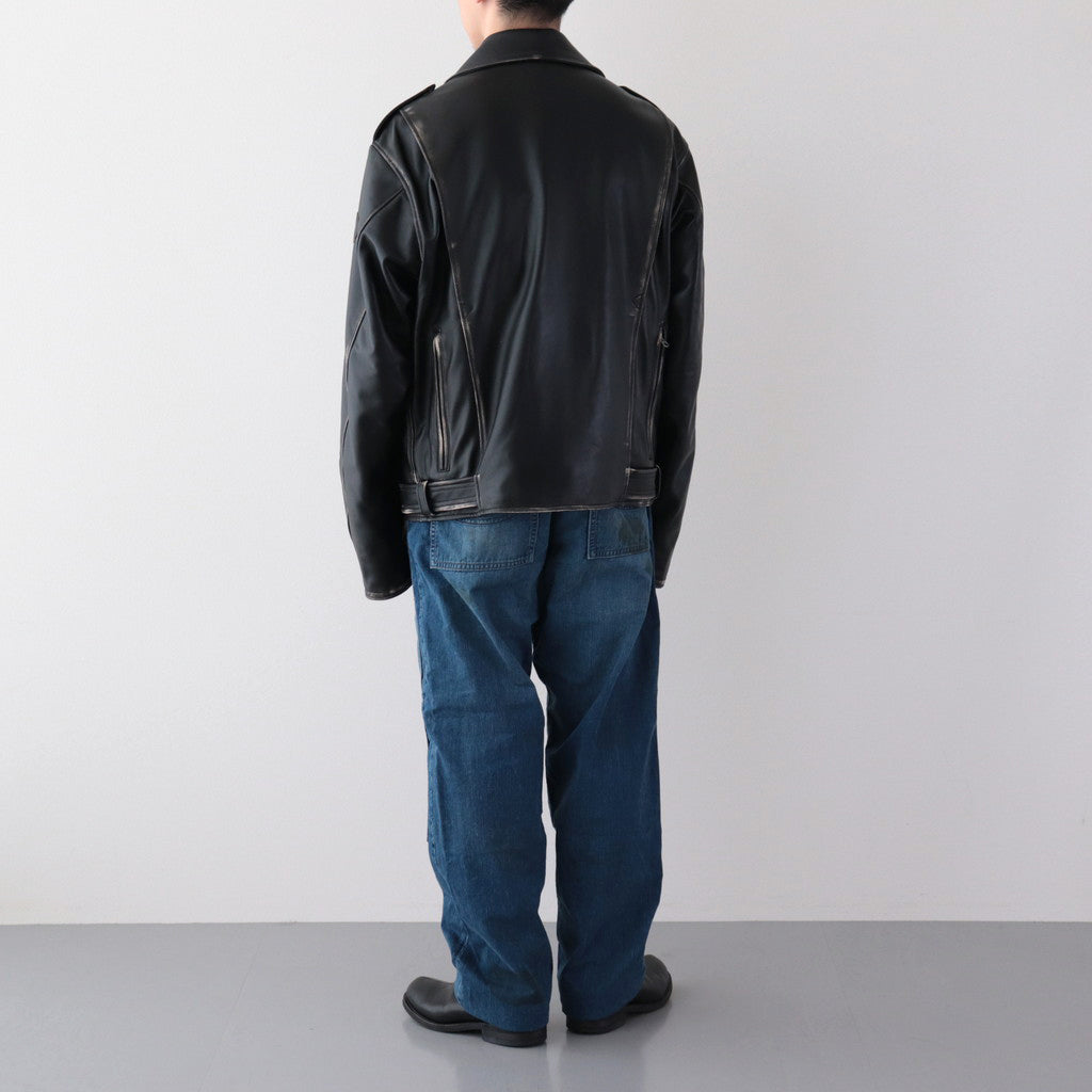 HARVIESTOUN / モーターサイクルジャケット #BLACK [DN-0201B1]