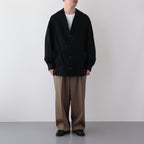 WOOL GABARDINE SLACKS #KHAKIBEIGE [BHS23F035]