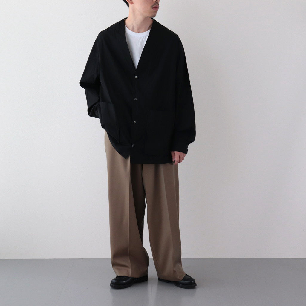 WOOL GABARDINE SLACKS #KHAKIBEIGE [BHS23F035]