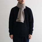 SOLID WOOL MUFFLER #BEIGE [BN-23FI-009]