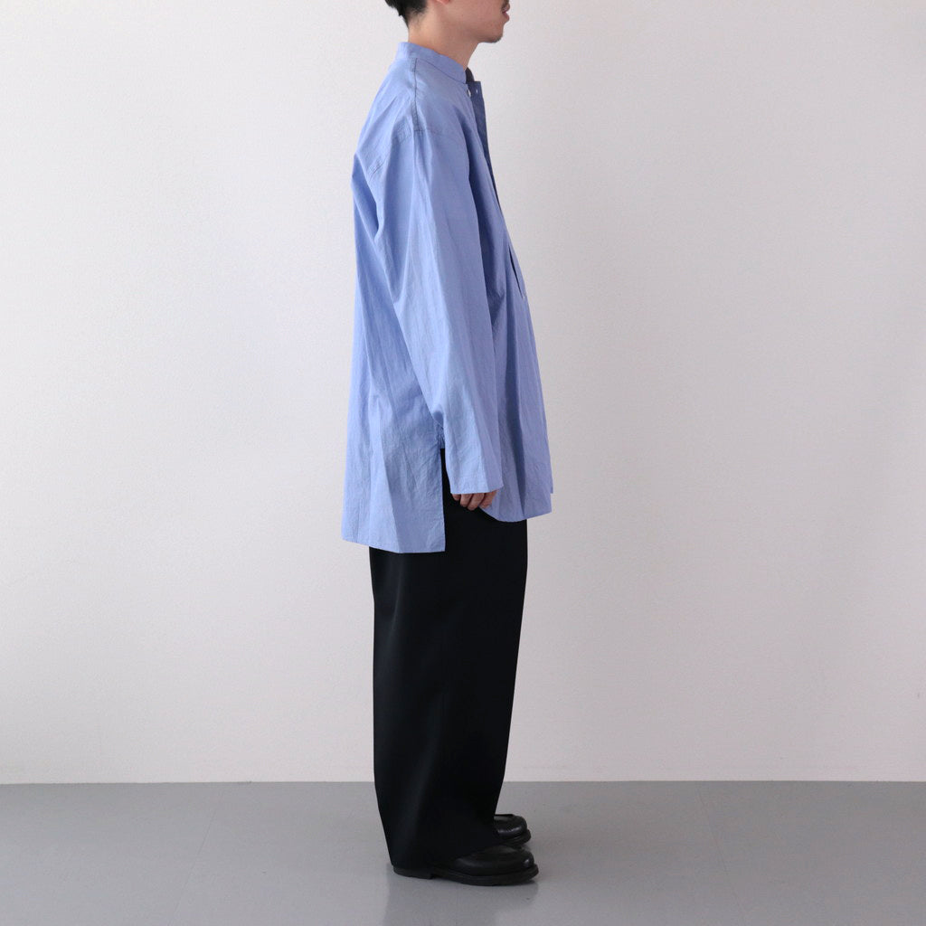 WOOL GABARDINE SLACKS #BLACKNAVY [BHS23F035]