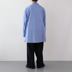 WOOL GABARDINE SLACKS #BLACKNAVY [BHS23F035]