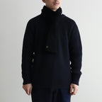 SOLID WOOL MUFFLER #BLACK [BN-23FI-009]