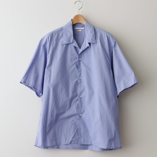 Chambray Open-collar Shirt #Saxe [BHS24S008C70]