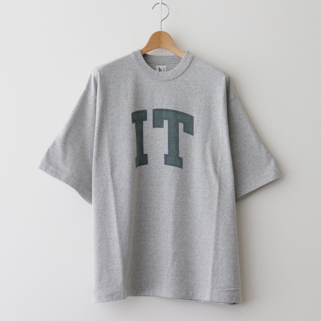IT-M 88/12 Print Tee WIDE #HeatherGrey [bROOTS24S27A]