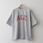 ALE-Y 88/12 Print Tee WIDE #HeatherGrey [bROOTS24S27B]