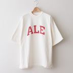 ALE-Y 88/12 Print Tee WIDE #Ivory [bROOTS24S27B]