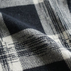 SWALLOW COLLAR SPORTS SHIRTS #STONE PLAID [232OJ-SH06]