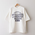 NOT-WASHING-TON 88/12 Print Tee WIDE #Ivory [bROOTS24S27F]