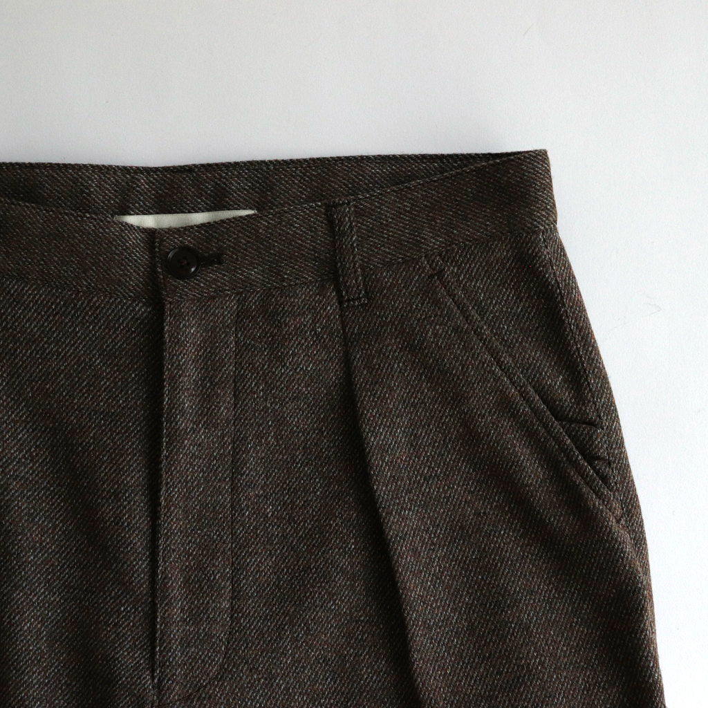 6 Pocket Wool Trousers #Brown [6043-1402]