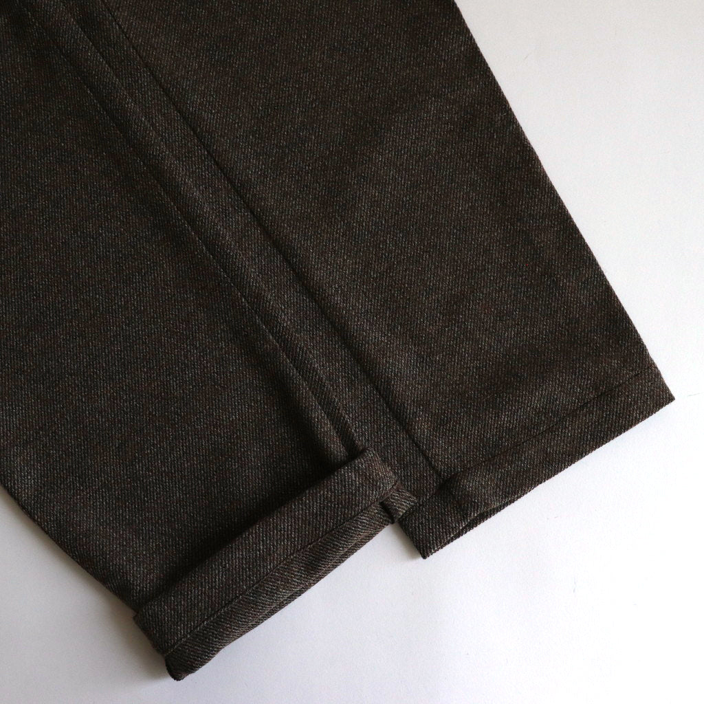 6 Pocket Wool Trousers #Brown [6043-1402]