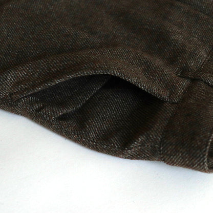 6 Pocket Wool Trousers #Brown [6043-1402]