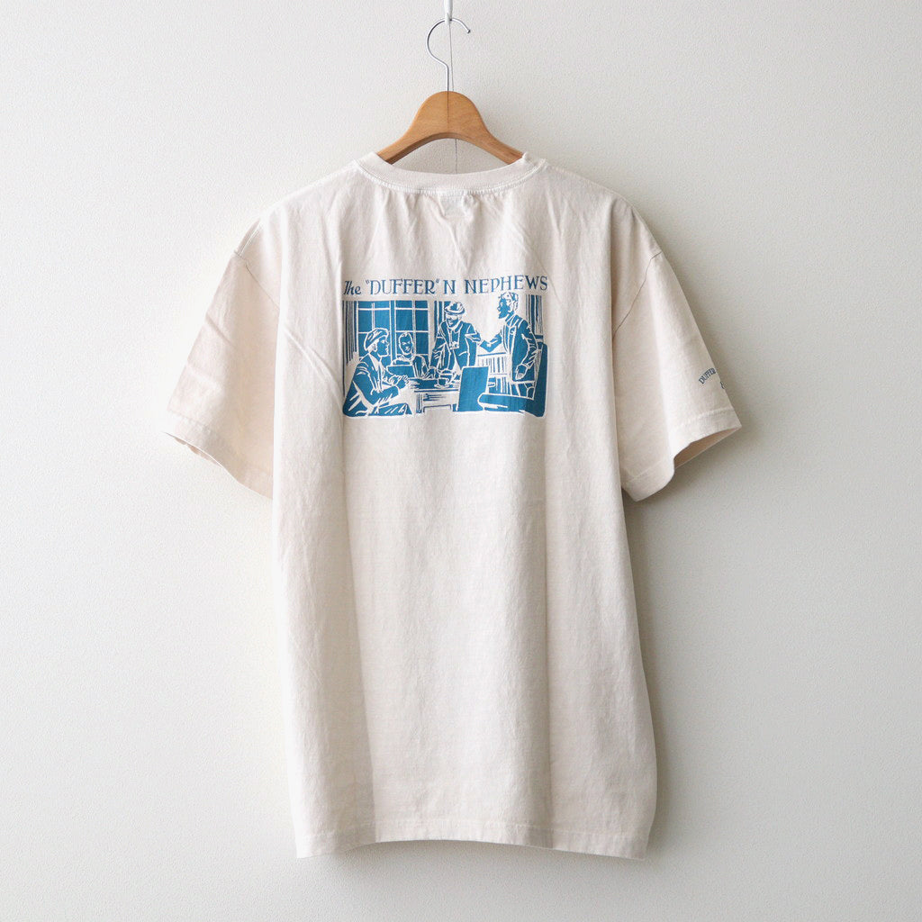 MATEUS / マテウス（プリント Tee S/S） #IVORY [DN-1201C3]