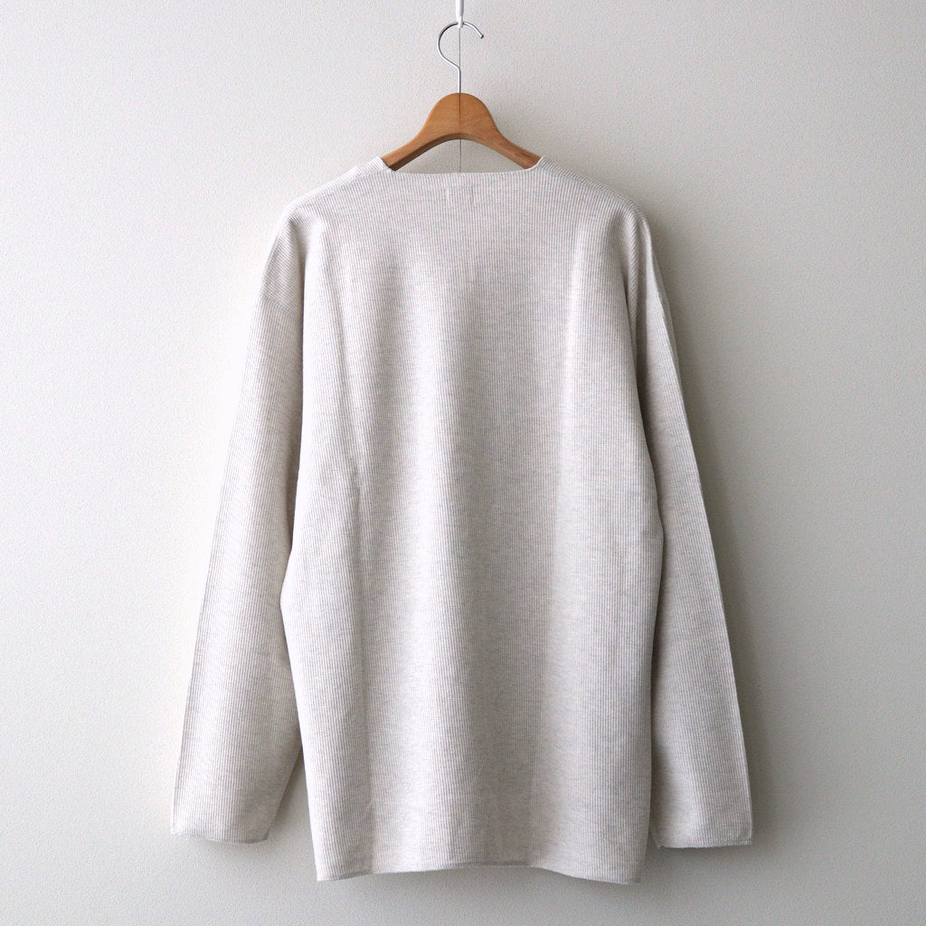 Rough&amp;Smooth Thermal Over Neck L/S #HeatherOatmeal [bROOTS24F30]