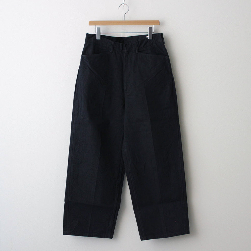 12.9oz Denim Slacks #SulfurBlack×Grey [BHS24S012]