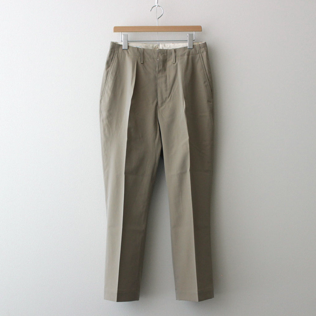 C/W NAVAL TROUSERS #K.BEIGE [PMAR-PT02]