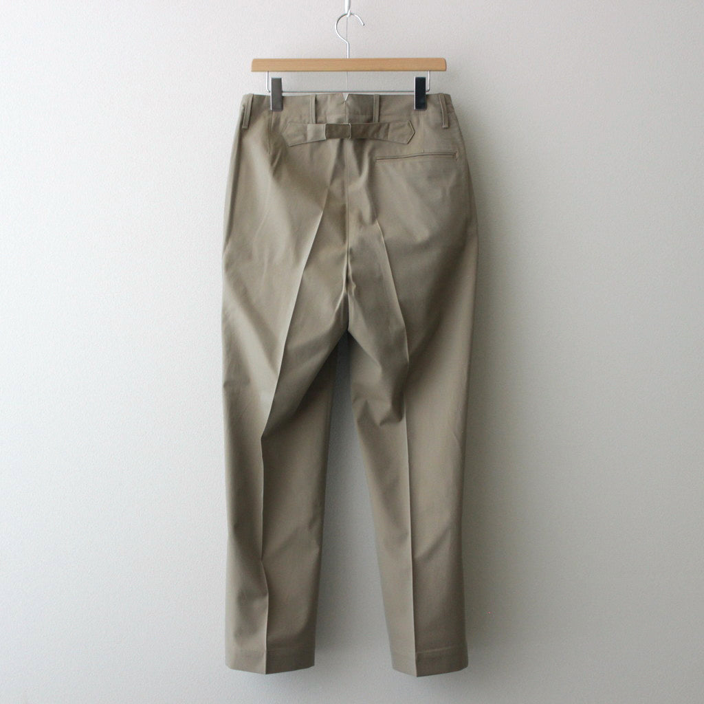 C/W NAVAL TROUSERS #K.BEIGE [PMAR-PT02]