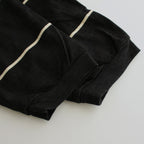 C/NAPP Border Split-sleeve P/O #Black-BODY×Ivory-Line [BHSW24S11Bdr]