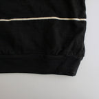 C/NAPP Border Split-sleeve P/O #Black-BODY×Ivory-Line [BHSW24S11Bdr]